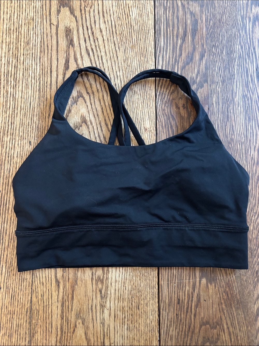 lululemon athletica Black Strappy Sports Bralette - Size 8